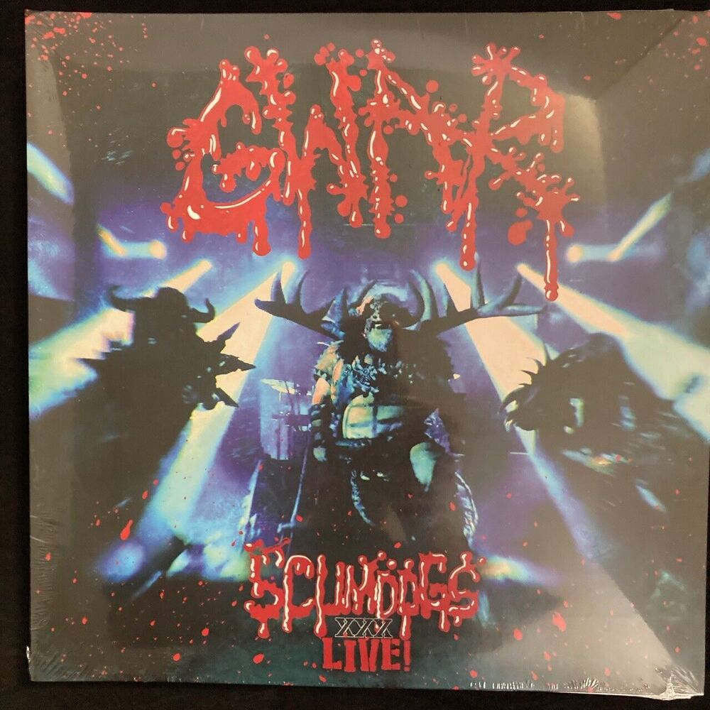 GWAR – Scumdogs XXX Live – Blue Marble, Double Vinyl, LP, Pit Records, 2021, NEW